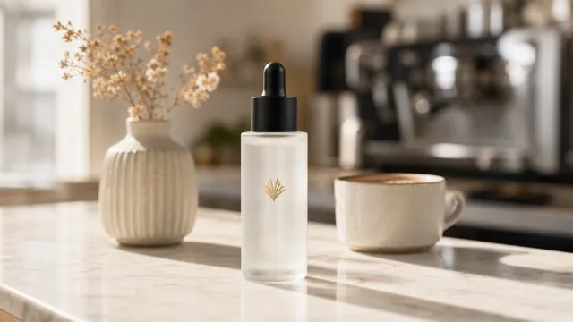Product on a café counter, take one